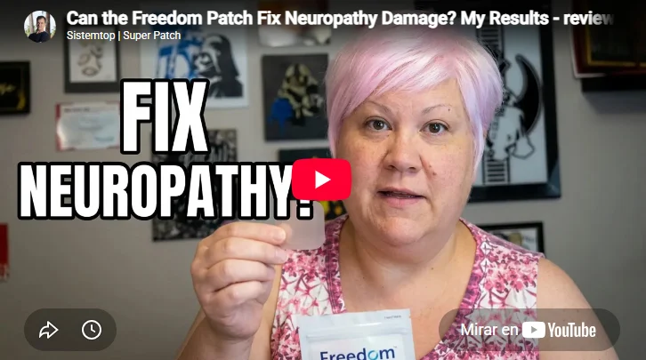 Viideo sobre neuropatía y parche FREEDOM
